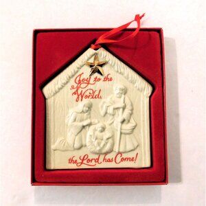 Joy To The World The Lord Has Come Ornament Nativity Scene Christmas Dicksons